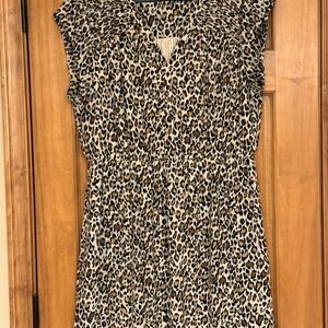 DR2 Leopard Print Knee Length Dress